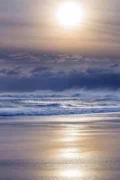 Beautiful Tropical Beach View Vertical Image