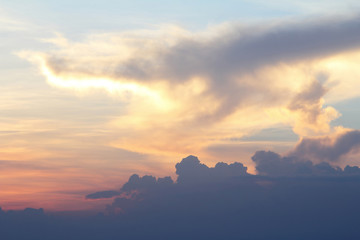 sky during sunrise time