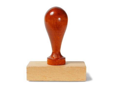 Vintage rummer stamp