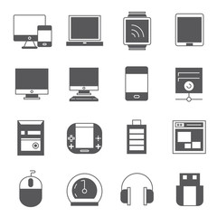 computer and gadget icons