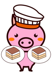 イタリア料理と動物シリーズ