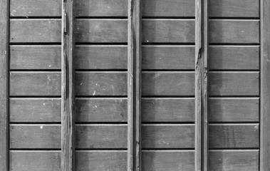 Old Grey Planks of Wooden Gate