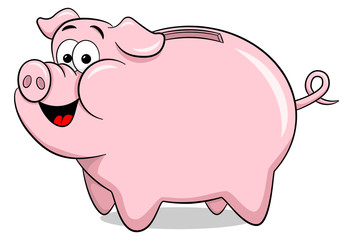 Cartoon Sparschwein