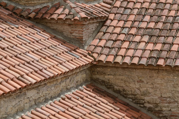 old roof tiles,background, texture