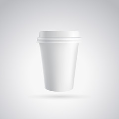 Paper coffee cup.