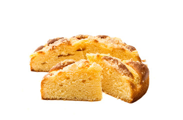 delicious cake isolated