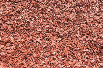 Background made from brown wood chips