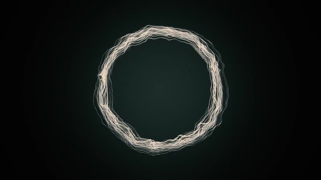 particle ring 4K background