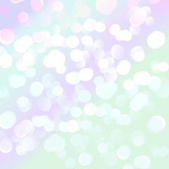 Morning lights blurred bokeh. Glowing vector background.