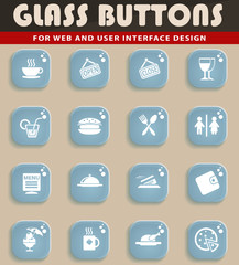 Cafe Silhouette Icons