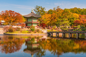 Fototapeta premium Gyeongbokgung Palace in seoul,Korea.