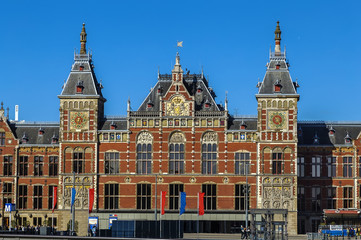 Fototapeta na wymiar Amsterdam Centraal station
