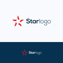Obraz na płótnie Canvas Star logo