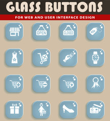 shopping and e-commerce icon set