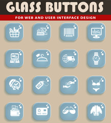 shopping and e-commerce icon set