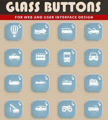 Transportation simply icons