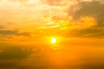 Sky at sunset