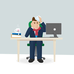 Catch a cold in the office