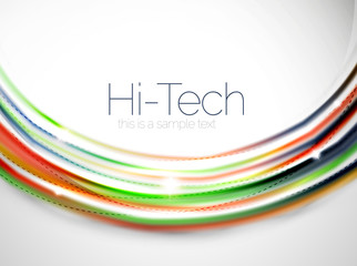 Glossy wave, coporate business brochure identity design