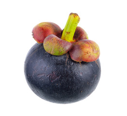 mangosteen isolated on white background