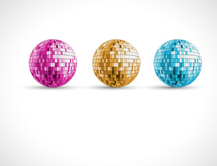 colorfull disco lights circle abstract background