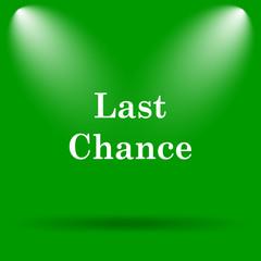 Naklejka premium Last chance icon