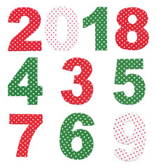 Fabric numbers isolated.