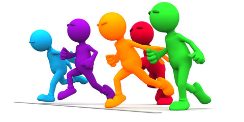 3d Guy: Trying to Win a Race