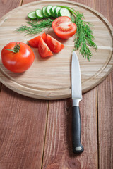 Vegetarian food. Fresh green vegetables