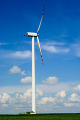Single wind turbine propeller
