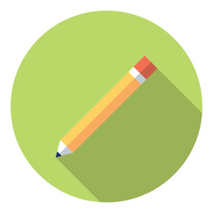 Pencil Flat Symbol