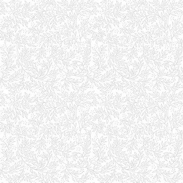 Light lace floral seamless pattern
