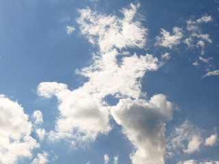 Blue sky and clouds