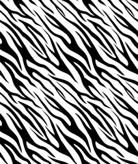 Fototapeta na wymiar Seamless texture of zebra skin. Vector background for your creativity