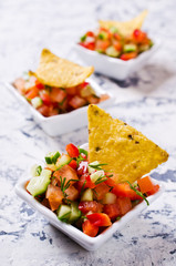 Fresh homemade salsa