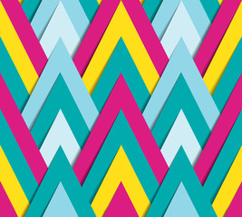 Geometric bright funky pattern