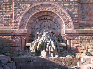 Monuments Of Germany. Thuringia. The kyffh&auml;user. Barbarosa.