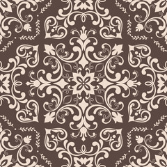 seamless tile with Moroccan motives