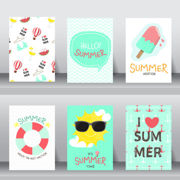 summer vacation background. vector