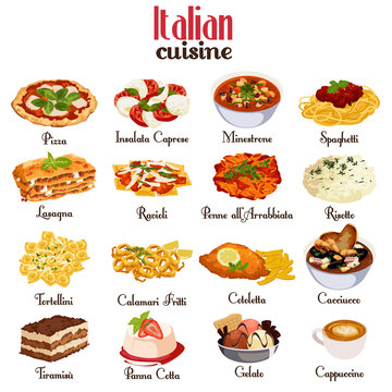 Italian Cuisine Icons