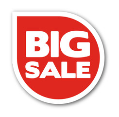 Big Sale Schild, Vektor