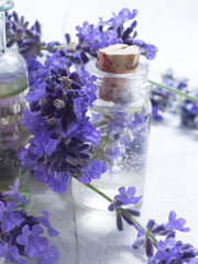Obraz na płótnie Canvas lavender cosmetics