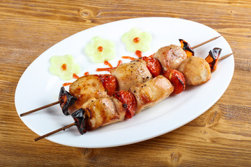 Kids style chicken barbeque