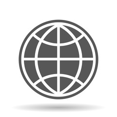 Website icon with shadow