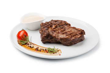 Grilled beef steak