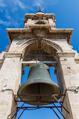 Fototapeta premium Tower of Valencia Cathedral Gothic and Romanesque elements