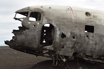Old plane crash at Solheimasandur, Iceland
