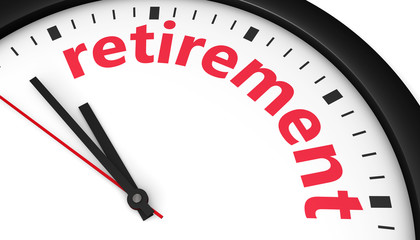 Time For Retirement Plan Concept