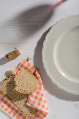 Table setting with Plate, Fork and Knife