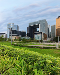 View of central Hong Kong island